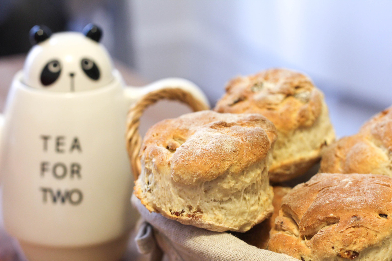 Tea time: homemade Irish fruit scones